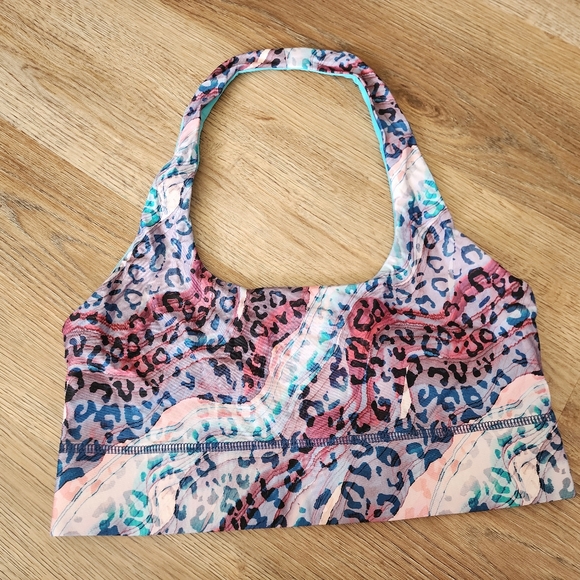 Fabletics Harlow Halter Reversible Sports Bra Medium - Picture 4 of 4